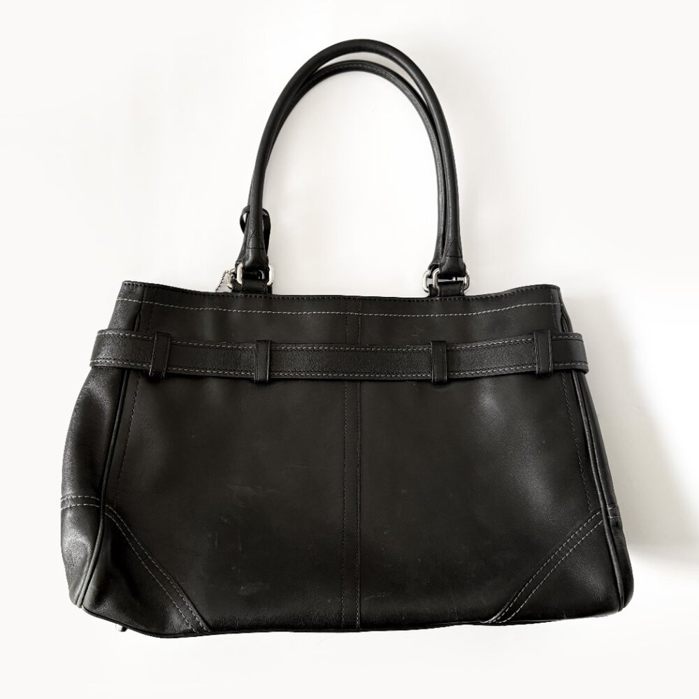 ❌SOLD❌ Vintage Coach Smooth Leather Shoulder Bag - Picture 4 of 7